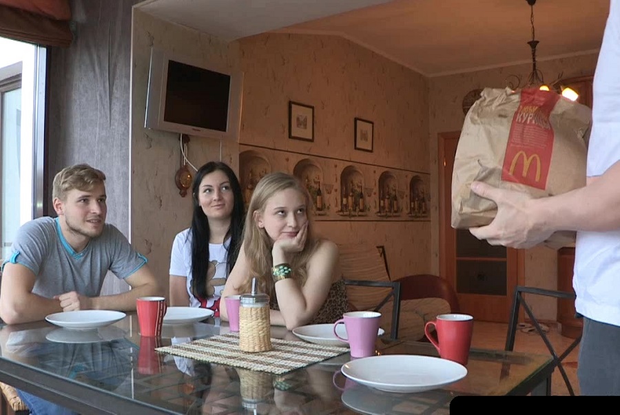 Alice, Inga Russian Teenagers Group Sex HD 720p
