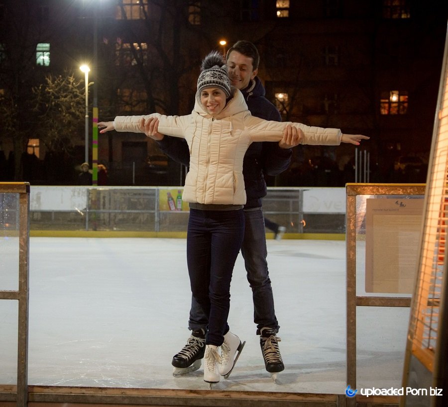 Antonia Sainz Romantic Date On Ice Skating Rink FullHD 1080p