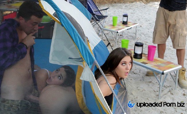 JoJo Kiss And Karlee Grey Cheating In The Tent SD 480p