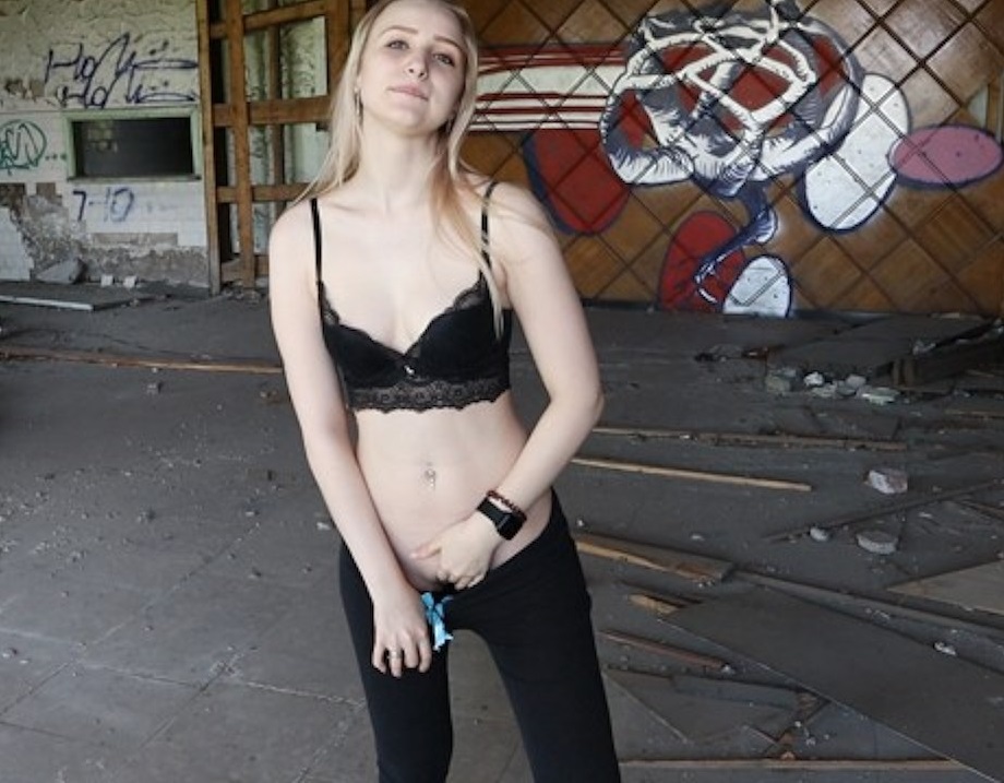 Stacy Starando Beautiful Sex With A Beautiful Young Girl In An Abandoned Building FullHD 1080p