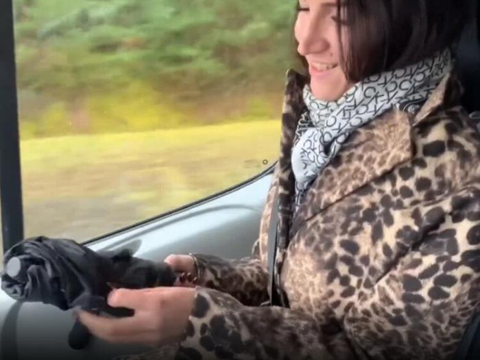 horny69rabbits A Truck Driver Fucked a Amazing Brunette in the Woods FullHD 1080p