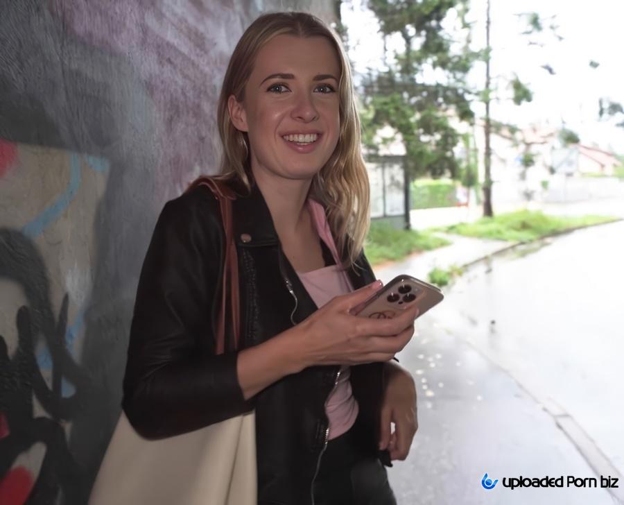 Adriana SweetBlonde Sex Under The Bridge In The Rain With A Stranger HD 720p