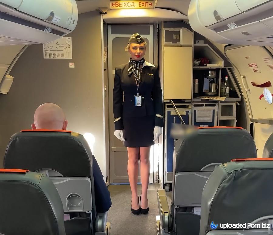 Alexa Bunny Stewardess Gets Double Penetrated On Plane FullHD 1080p