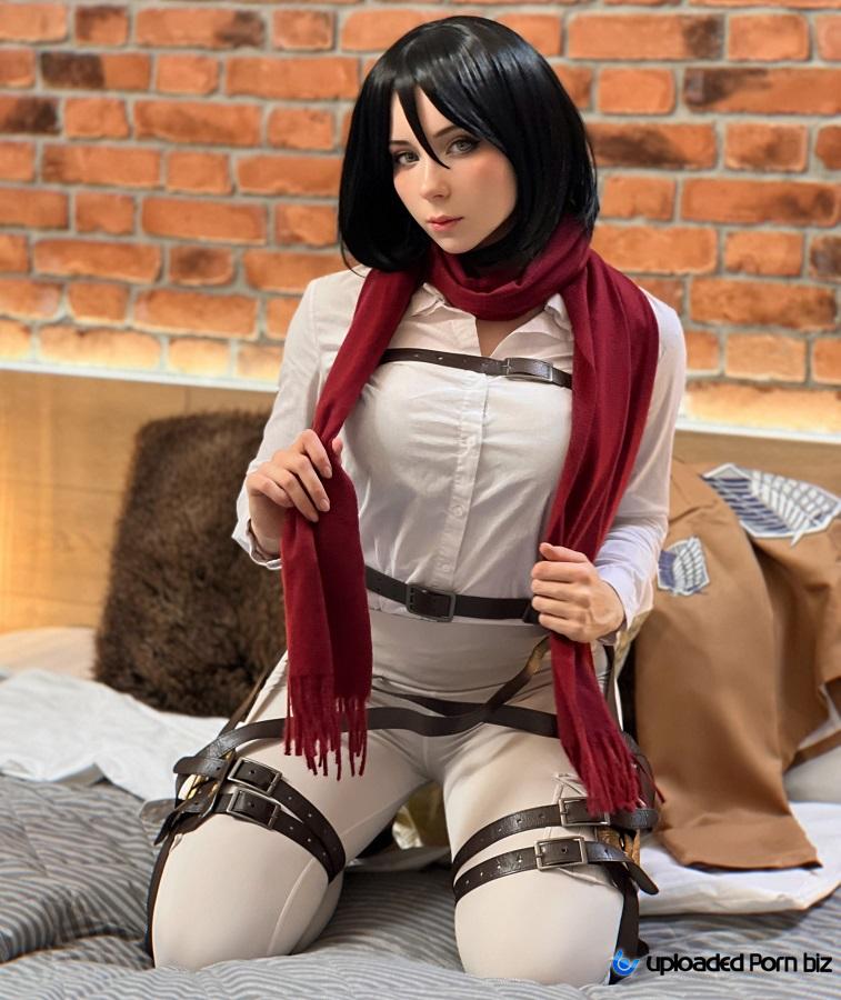 Sweety Fox Cosplay Mikasa Hot Raw and Rough Anal and Pussy Fuck UltraHD/4K 2160p