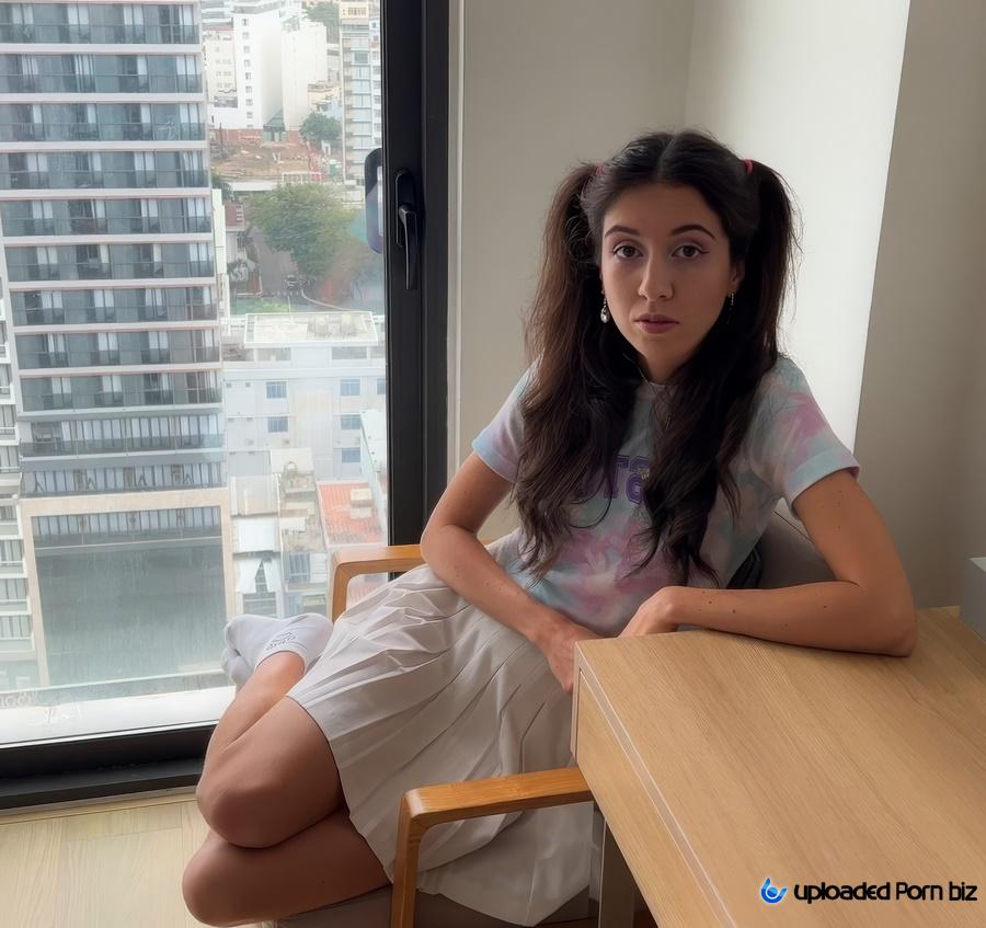 Katty West Sex In A High-Rise Building In Front Of A Large Panoramic Window FullHD 1080p