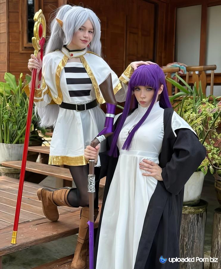Sweety Fox, Diana Rider Cosplay Fern and Frieren Lesbian Fuck FullHD 1080p