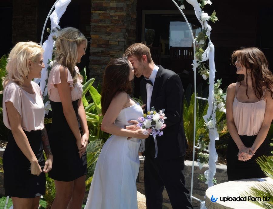 Jenni Lee, Scarlet Red Bridesmaids Fuck Groom Before Wedding FullHD 1080p