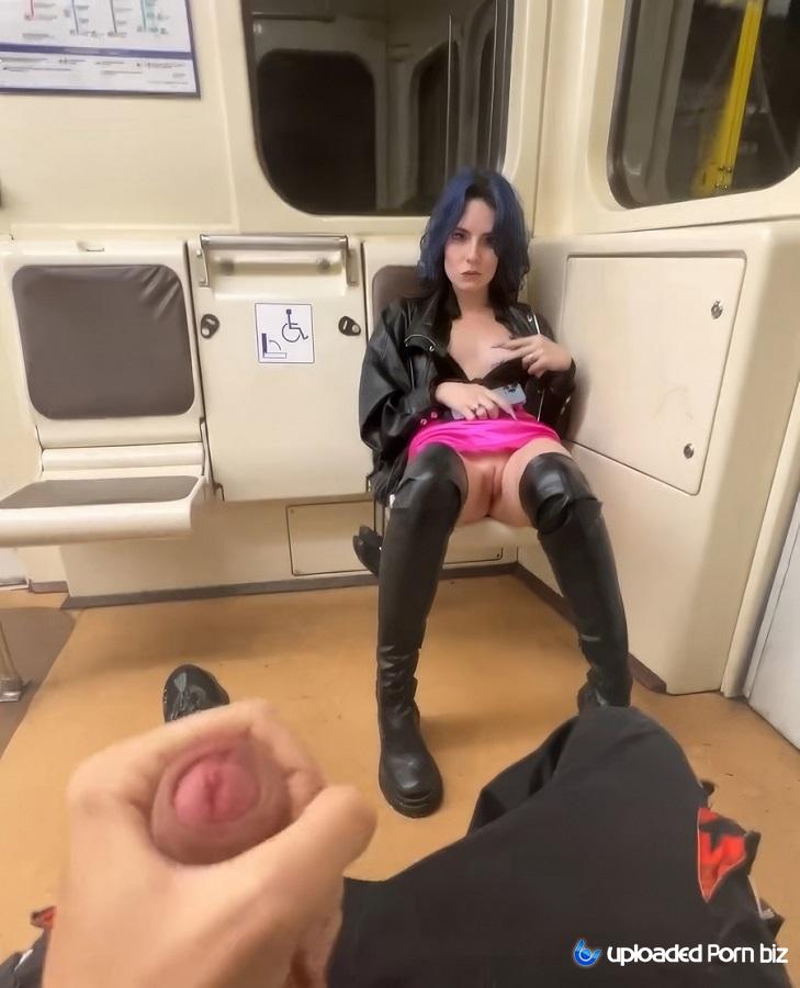 Darcy Dark Teen Amateur Sex In a Subway FullHD 1920p