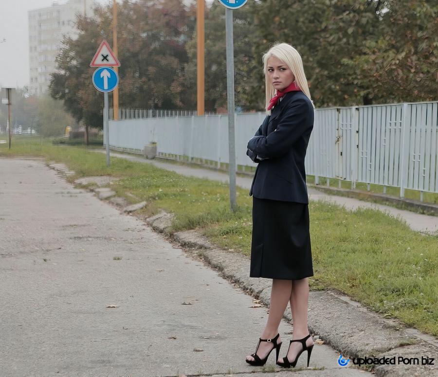 Olivia Devine Russian Stewardess Pickup And fuck In The Car FullHD 1080p