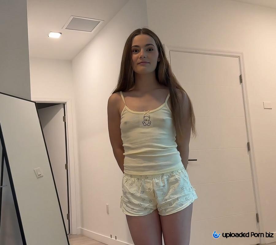 Juniper Ren Sharing A Bed With My Skinny Stepsis FullHD 1080p