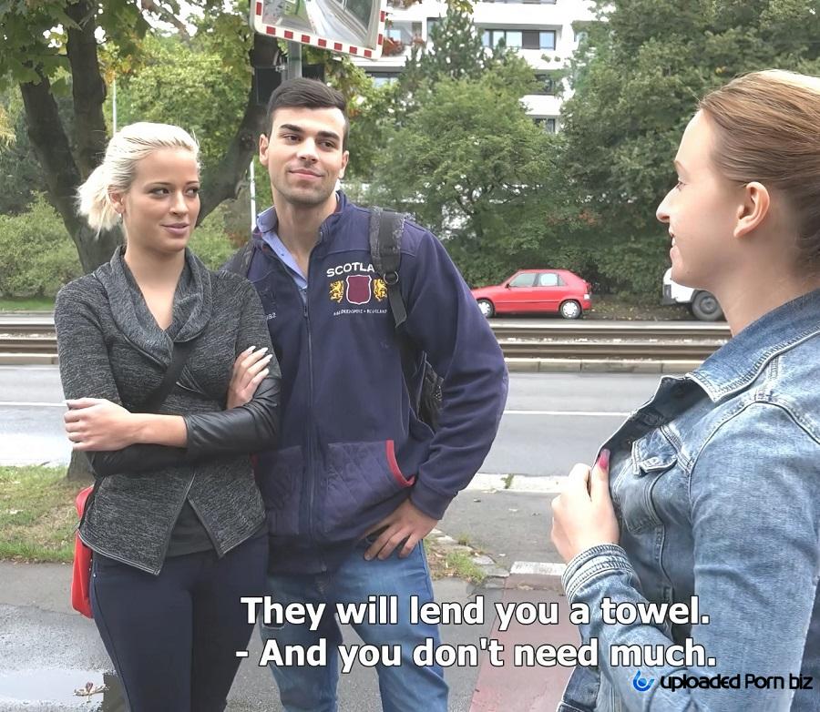 Ria Sunn A Couple On The Street Invited Strangers To A Sauna For Swinger Sex FullHD 1080p