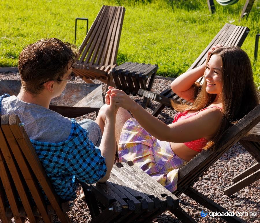 Hazel Grace A Young Man And His Girlfriend Are Vacationing Together Away From The City FullHD 1080p
