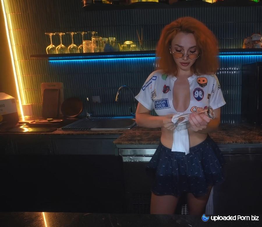 Maya Lis Busty Redhead Bartender Closed The Bar Just For Fuck With Me FullHD 1080p