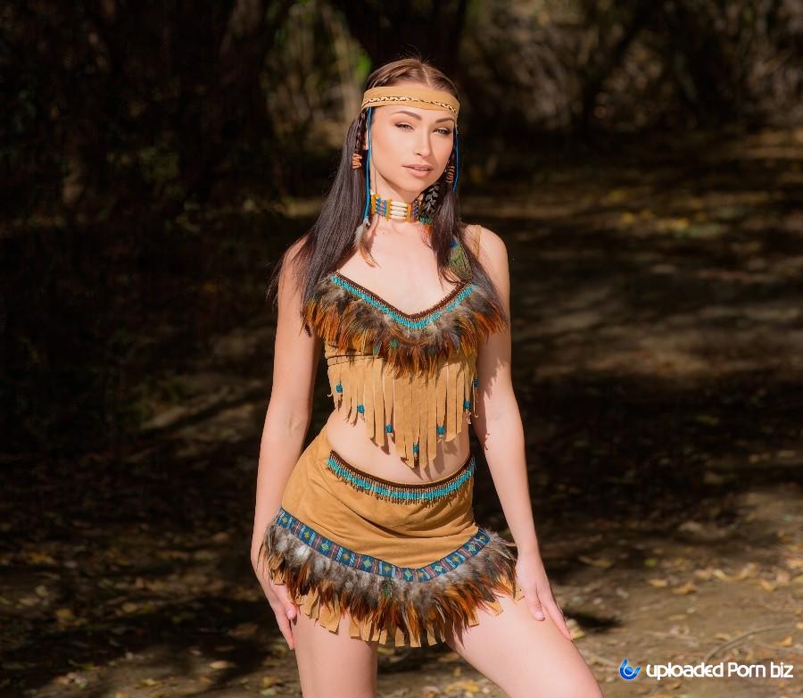 Jennifer Jacobs Beautiful Native Girl in Traditional Dress Gets Fucked Hard FullHD 1080p